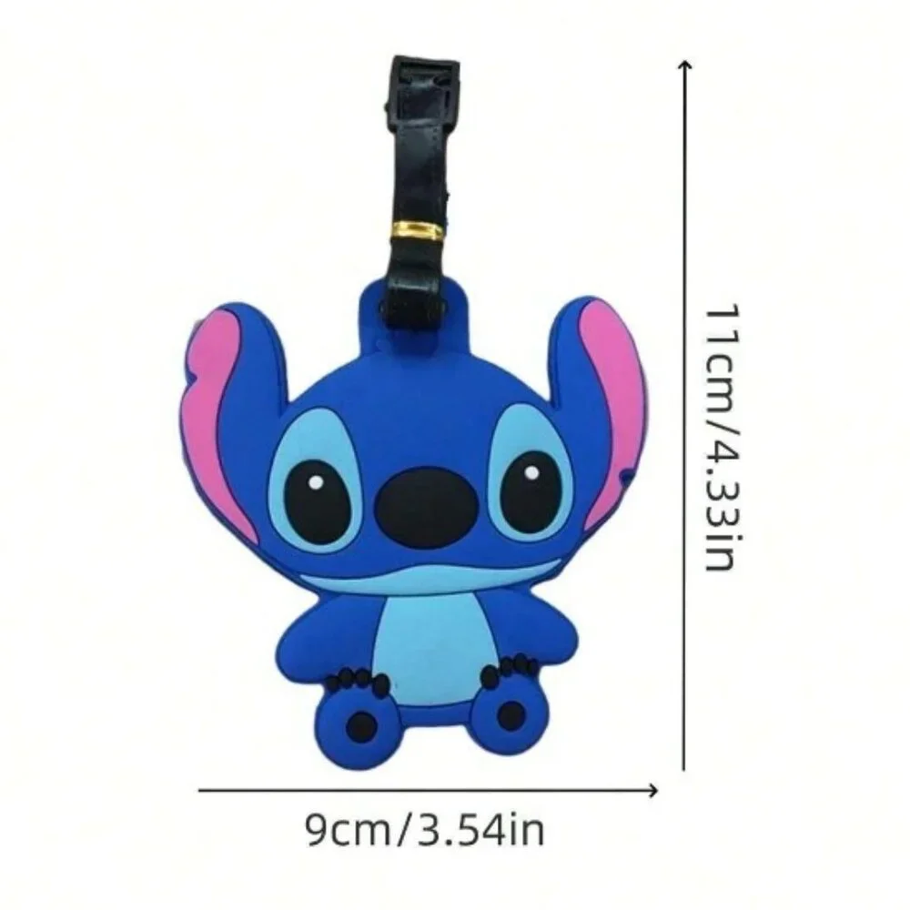 Stitch Silicone Luggage Tag Backpack Suitcase Travel ID Tag